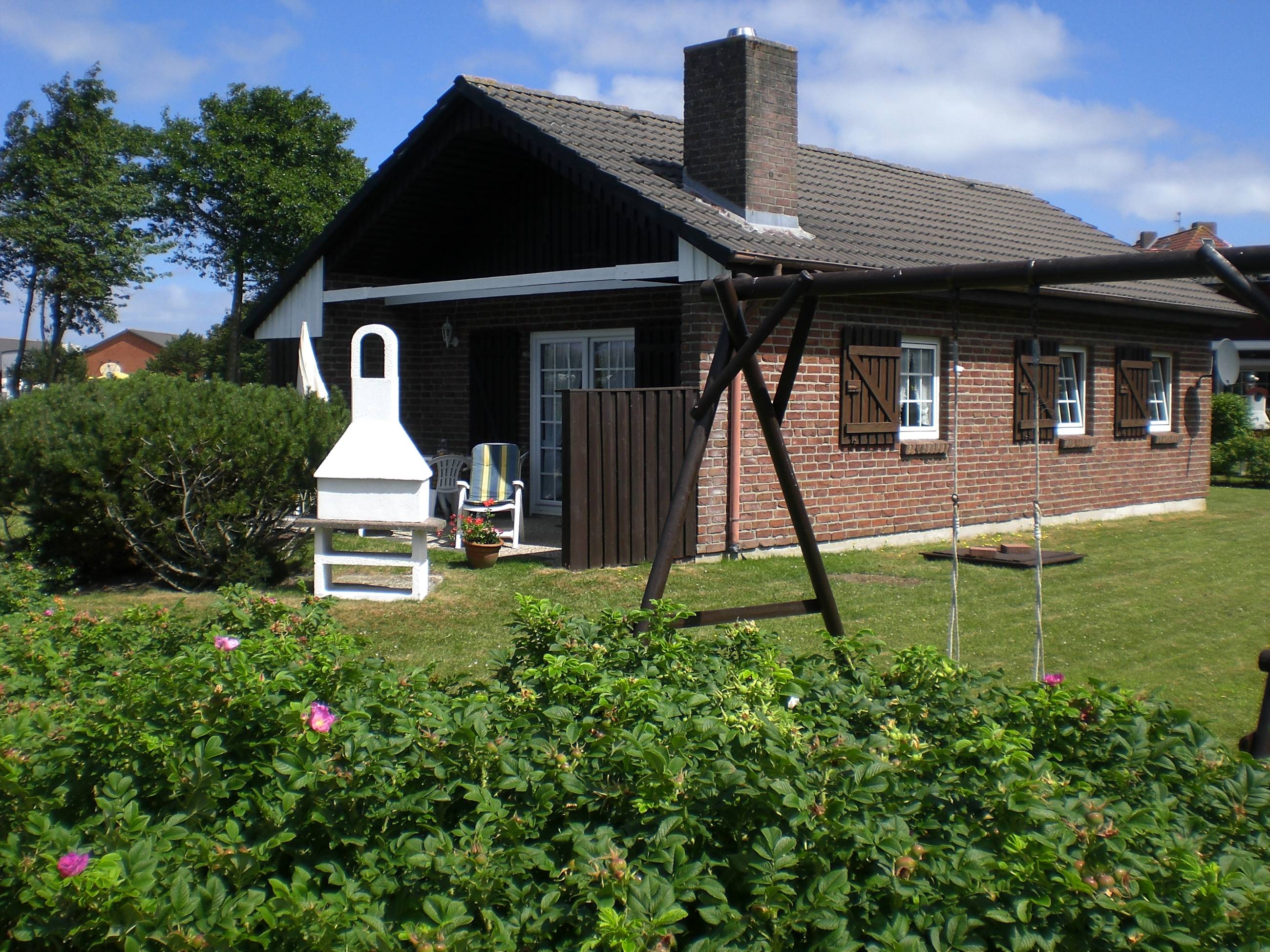 Außenansicht Ferienhaus Deichglück
